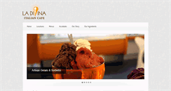 Desktop Screenshot of ladivinagelateria.com